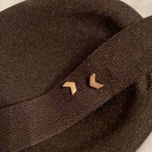 .925 sterling silver chevron stud earrings